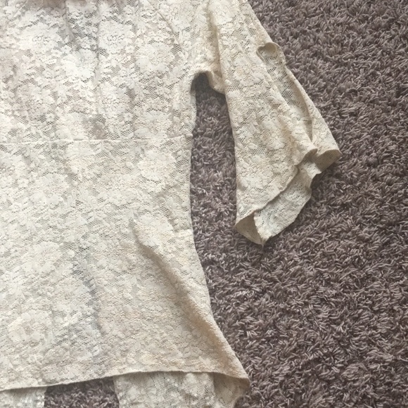 Vintage 90's Bebe floral lace wrap top - Picture 14 of 15